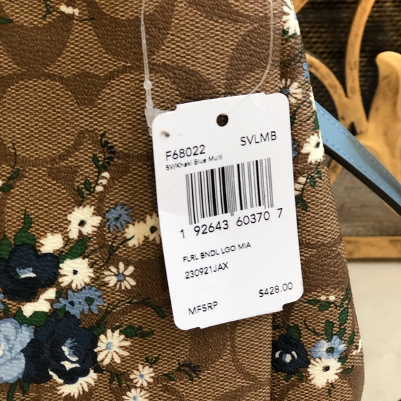 NWT Coach Signature Floral handbag&wallet - Picture 4 of 8